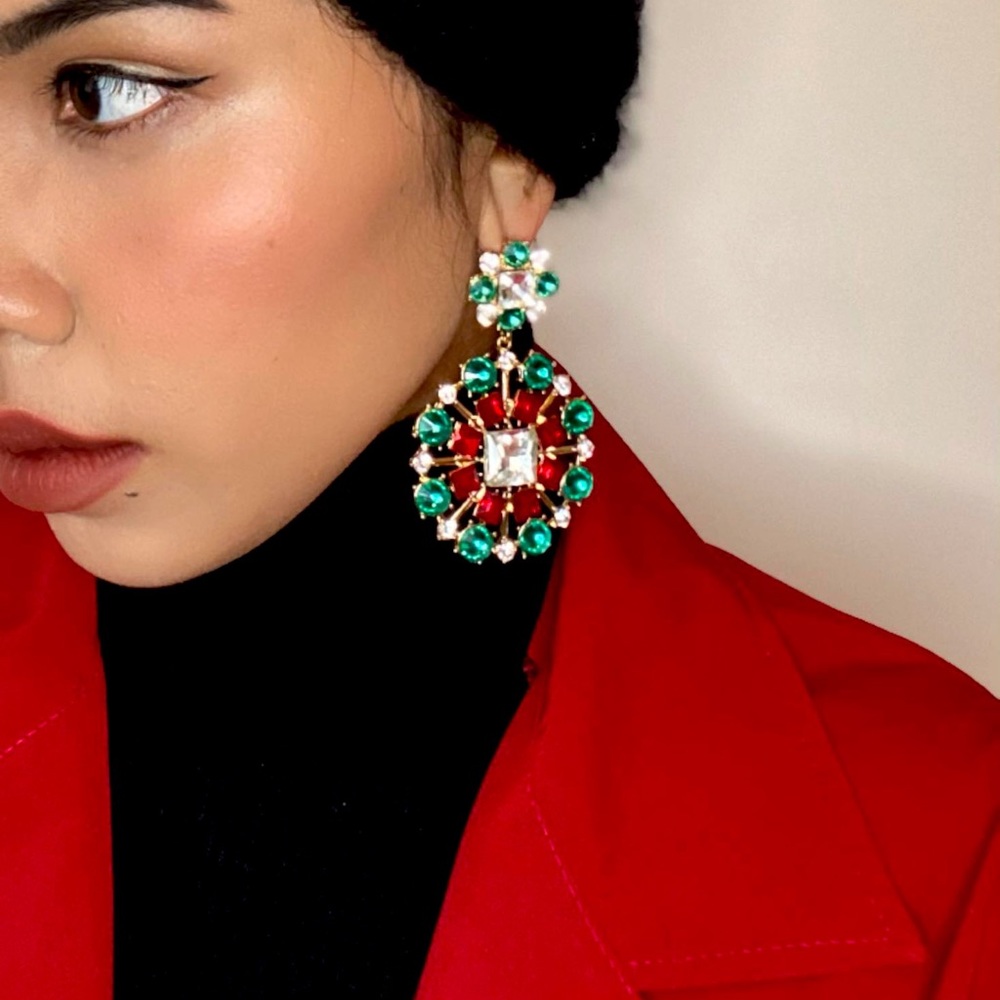 Holidays luxury earrings